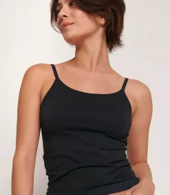 Clearance Aloe vera dames hemd - Ever infused shirt - Naadloos dames onderhemd smalle bandjes DAMES Onderhemden