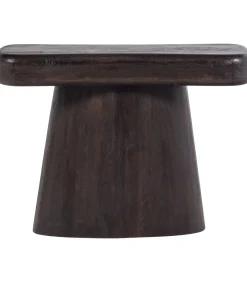 WOOOD Amco Sidetable - Mango Hout - Zwart - 76x120x40