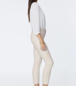 DAMES NYDJ Ami Legging Ankle Jeans Zandkleurig Premium Denim