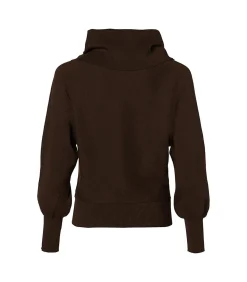 Online Angelina Trui Donkerbruin DAMES Truien & Cardigans