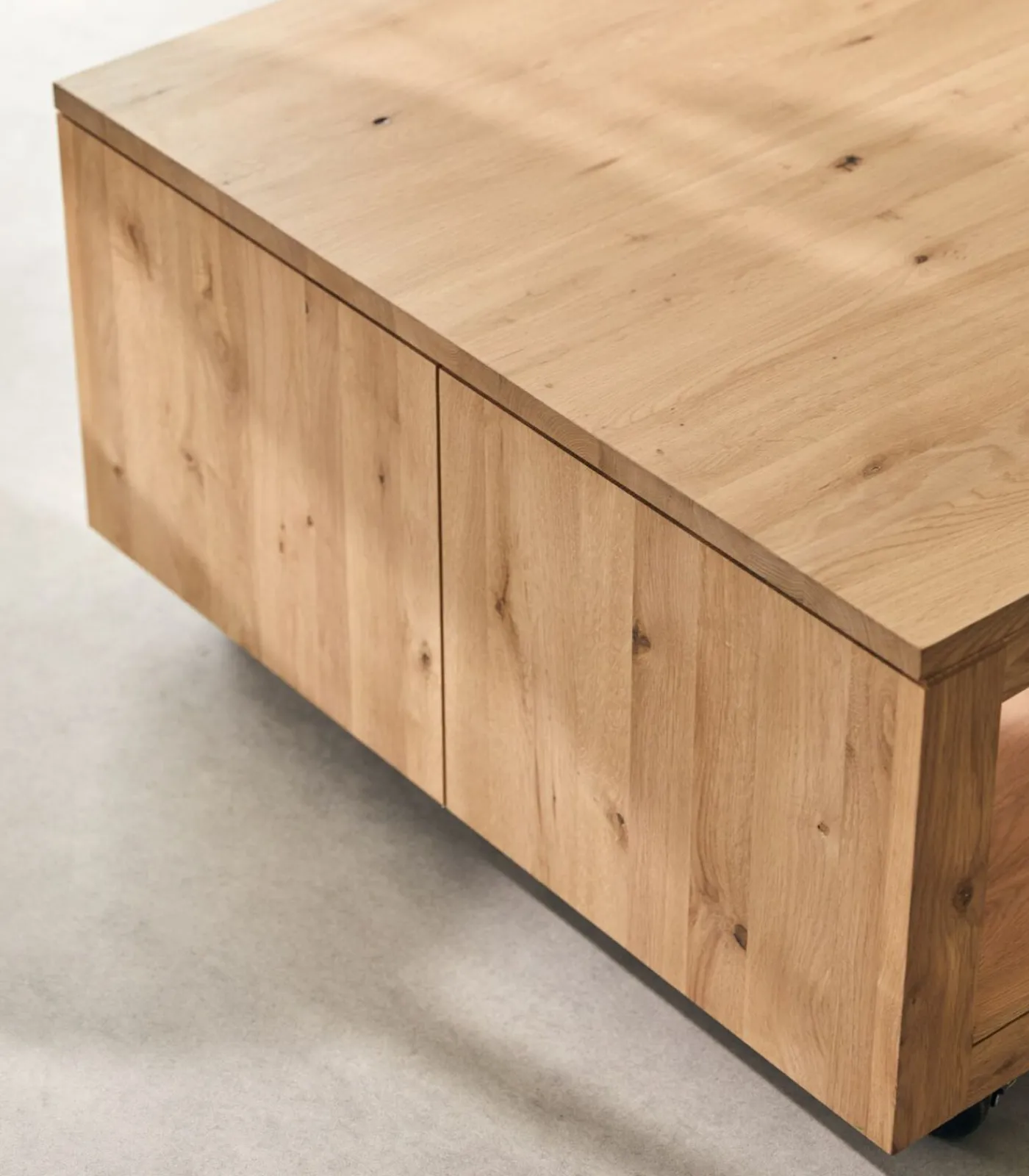 Tikamoon Anoa - Massief eiken vierkante salontafel