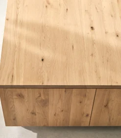 Tikamoon Anoa - Massief eiken vierkante salontafel