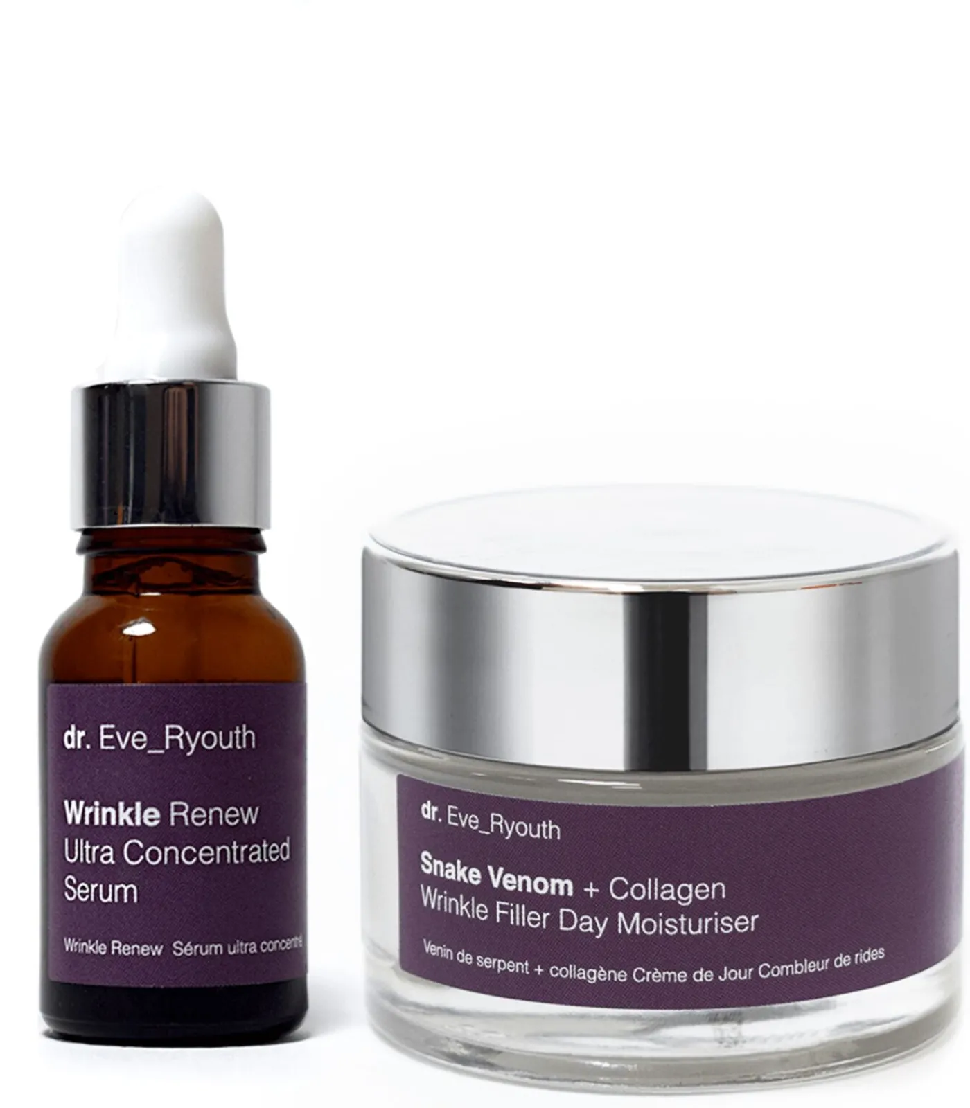Dr. Ever Youth Anti-Aging Wrinkle Renew Serum 15 ml + Dagcrème 50 ml