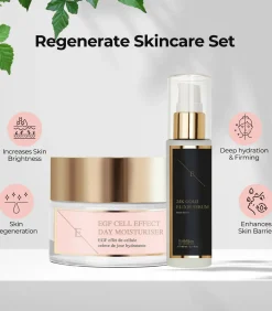 Sale Anti-rimpel Elixir Serum 24-karaats goud + EGF Cell Effect Day Moisturizer Gezicht Sets