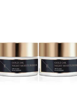 Erth Skin London ANTI-RIMPEL Nacht MOISTURIZER 24K GOUD x 2