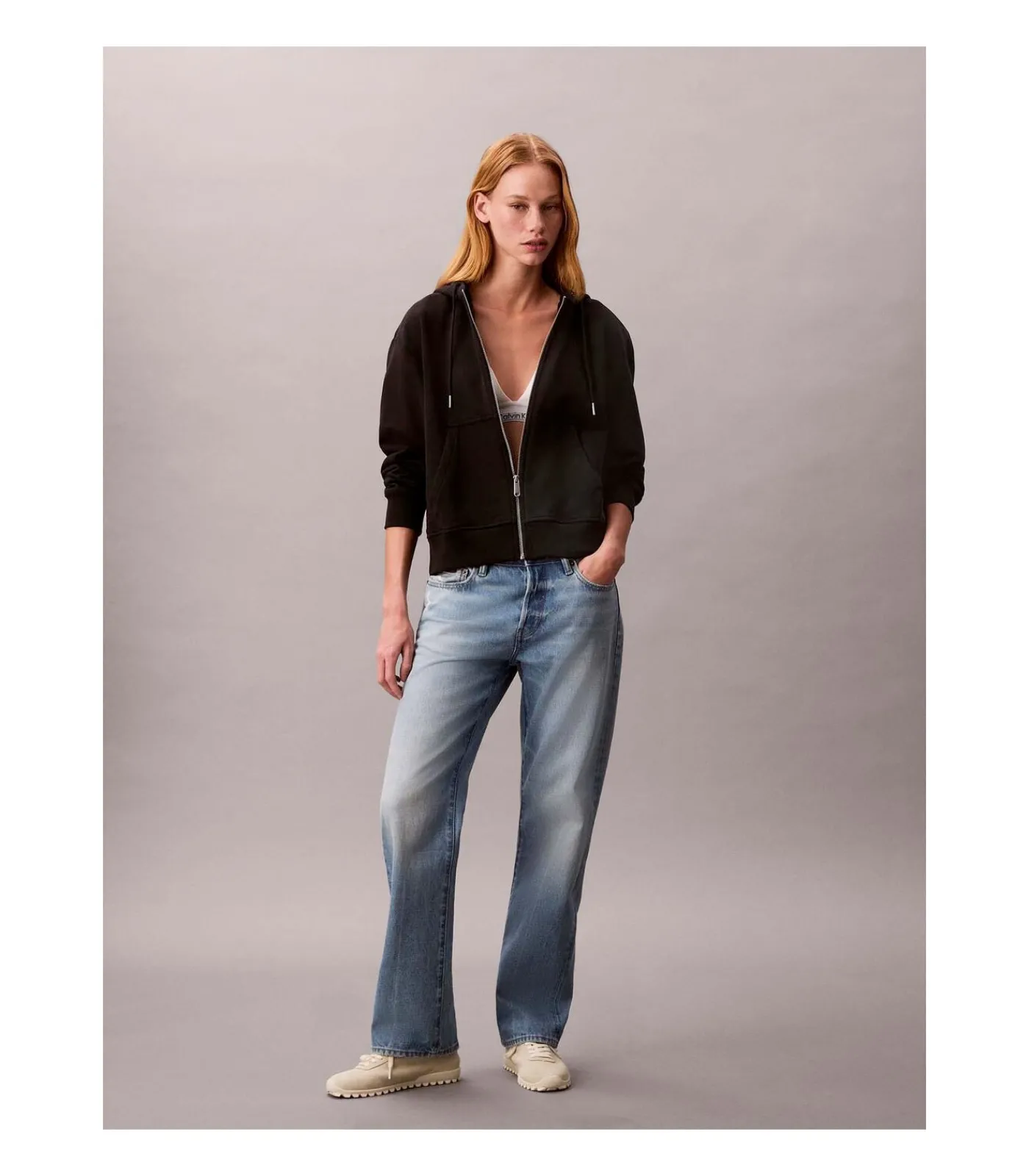 DAMES Calvin Klein Jeans Archive Logo French