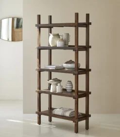 Clearance Arko - Hoge boekenkast in massief mangohout Meubels