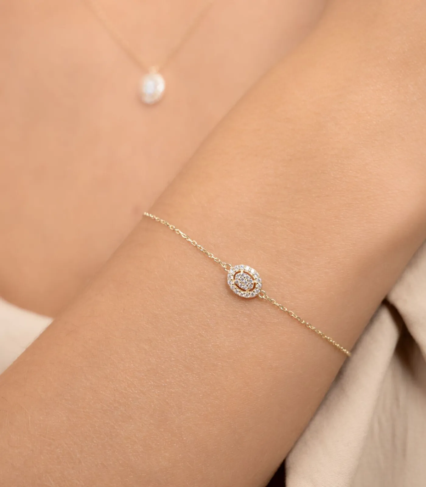 DAMES Isabel Bernard Armband Goud IB320152