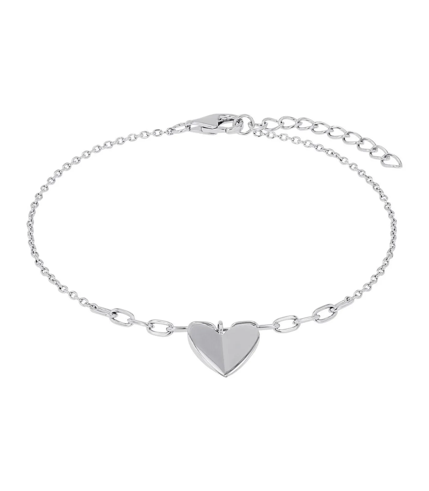 Discount Armband m.Anh. voor dames, 925 sterling zilver | hartje DAMES Armbanden