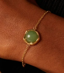 Outlet Armband Staal 19 cm - Goudkleurig DAMES Armbanden