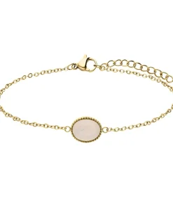 DAMES Lucardi Armband Staal 19 cm - Goudkleurig