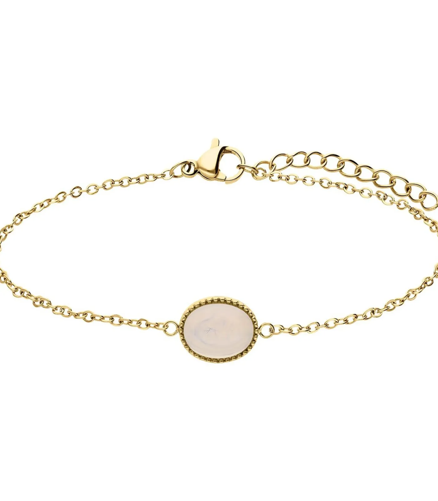 DAMES Lucardi Armband Staal 19 cm - Goudkleurig