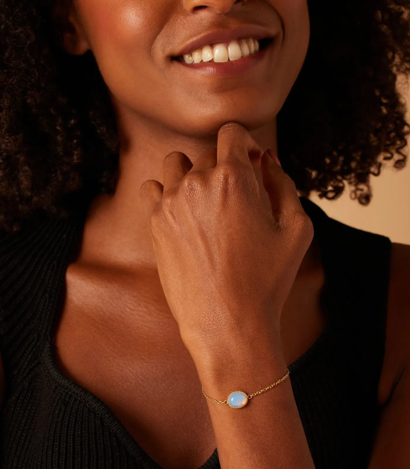 DAMES Lucardi Armband Staal 19 cm - Goudkleurig