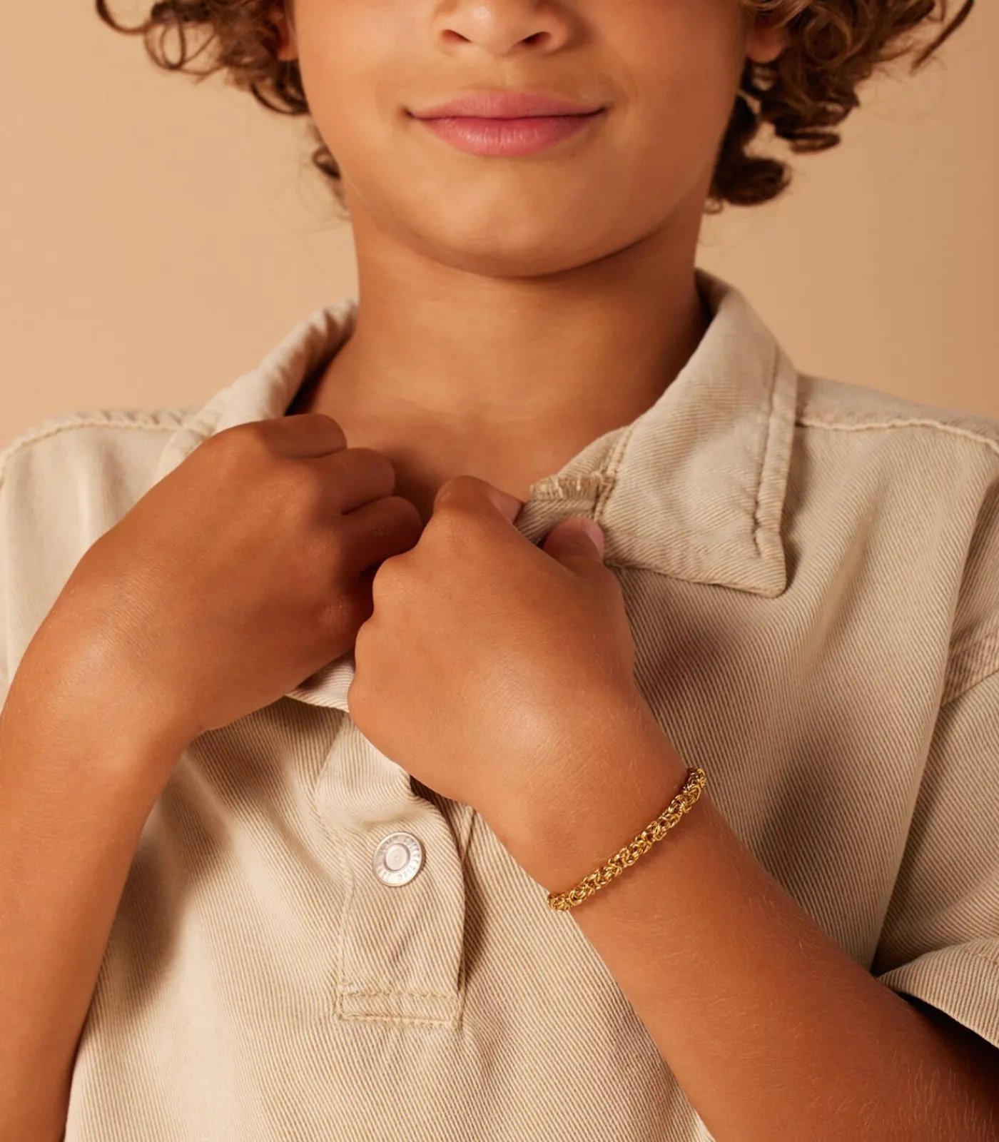 Armband Staal 15 cm - Goudkleurig DAMES Armbanden