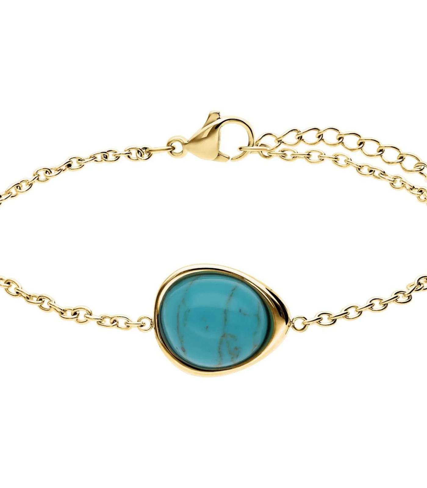 Outlet Armband Staal 19 cm - Goudkleurig DAMES Armbanden