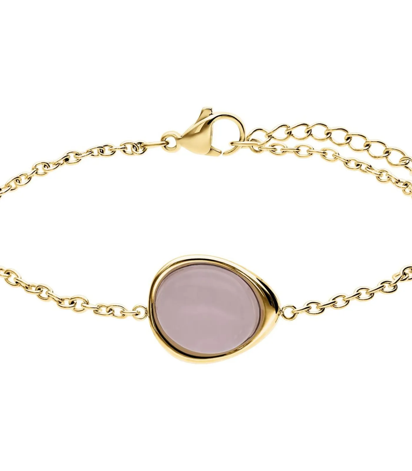 DAMES Lucardi Armband Staal 19 cm - Goudkleurig