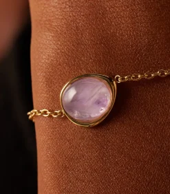 DAMES Lucardi Armband Staal 19 cm - Goudkleurig