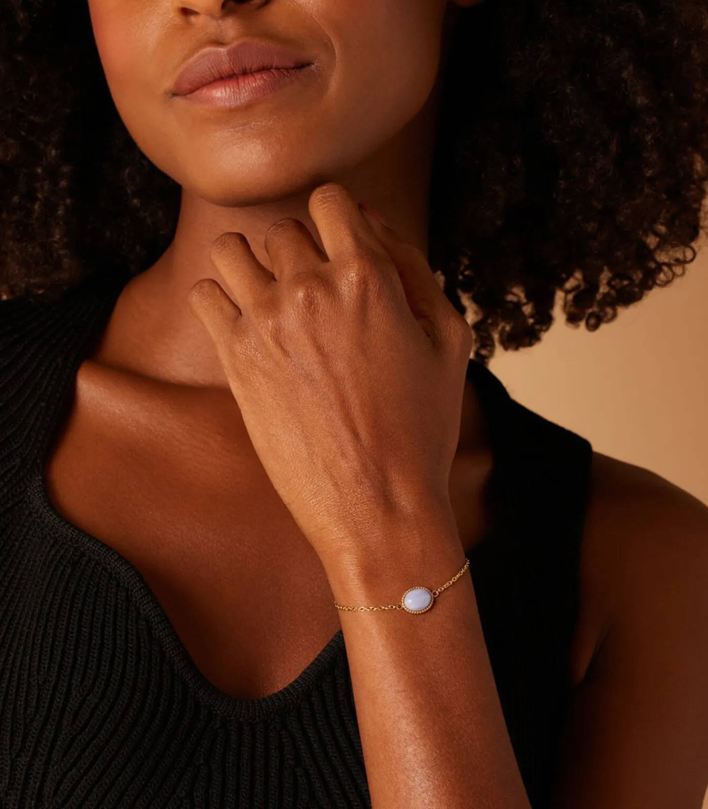 DAMES Lucardi Armband Staal 19 cm - Goudkleurig