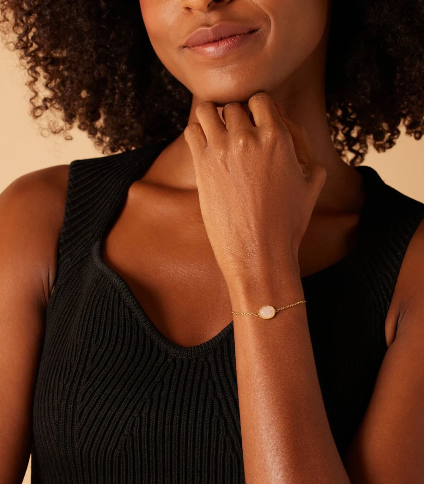 DAMES Lucardi Armband Staal 19 cm - Goudkleurig