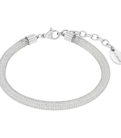 Outlet Armband voor dames, roestvrij staal, zirkonia synth. DAMES Armbanden