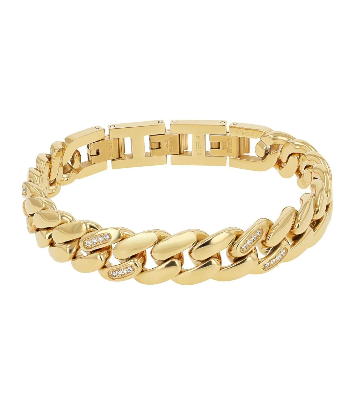 DAMES JOOP! Armband voor dames, roestvrij staal, zirkonia