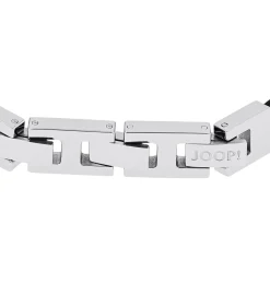 Heren JOOP! Armband voor mannen, roestvrij staal, lijnsteen