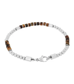 Armband voor mannen, roestvrij staal, tijgeroog Heren Armbanden