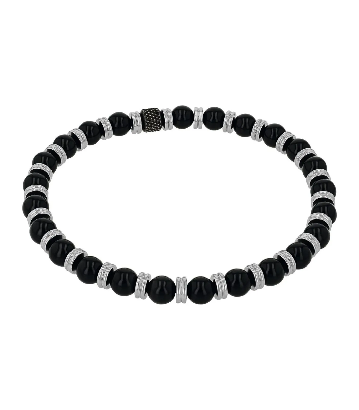 Online Armband voor mannen, roestvrij staal, agaat Heren Armbanden