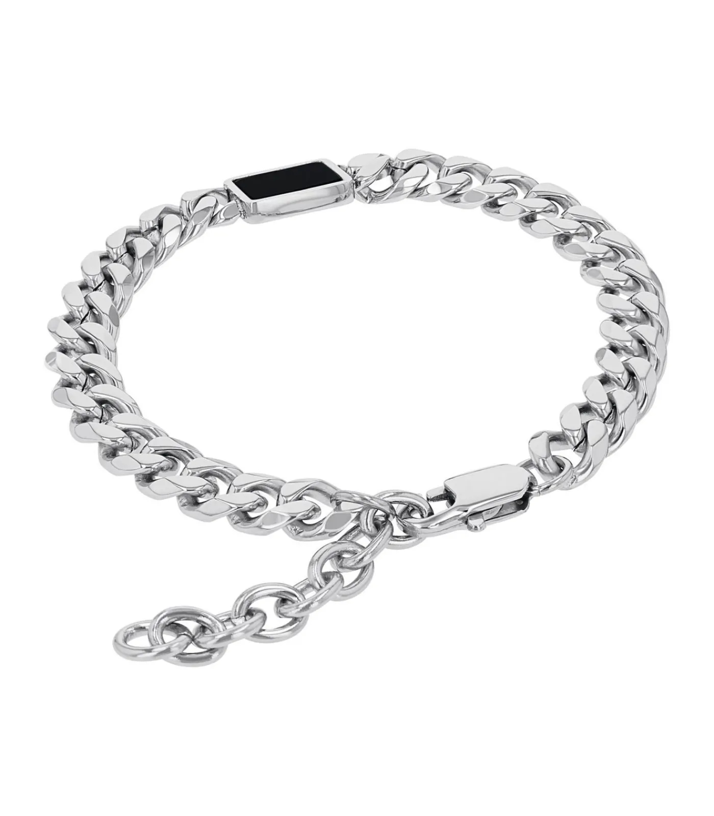 New Armband voor mannen, roestvrij staal, agaat Heren Armbanden