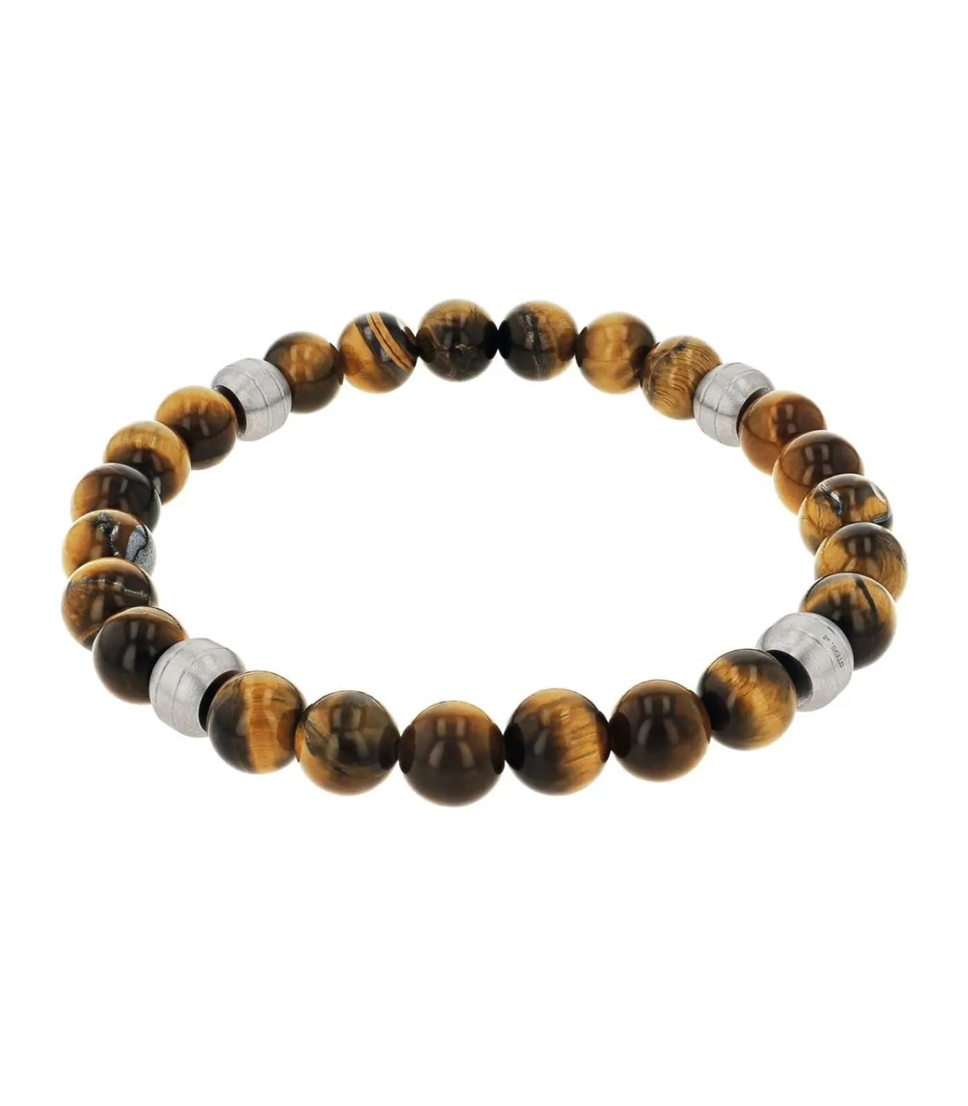 Hot Armband voor mannen, roestvrij staal, tijgeroog Heren Armbanden