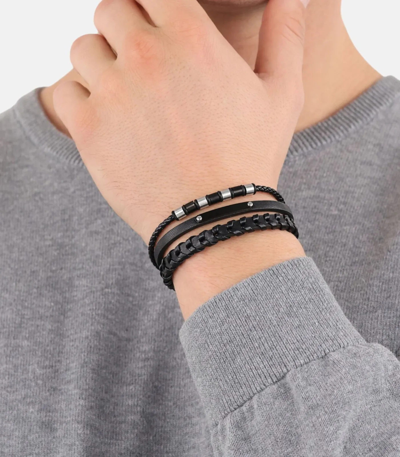Online Armband voor mannen, roestvrij staal Heren Armbanden