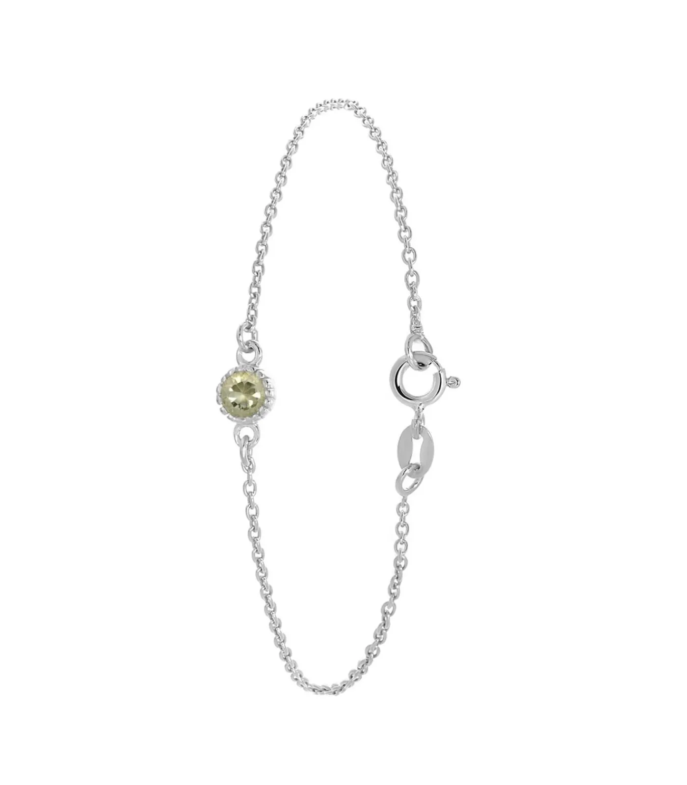 DAMES Lucardi Armband Zilver 19 cm - Goudkleurig