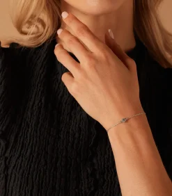 DAMES Lucardi Armband Zilver 19 cm - Goudkleurig