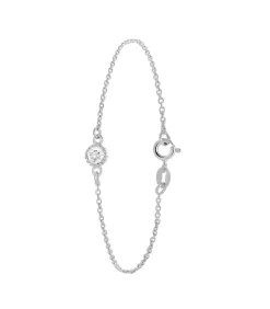 DAMES Lucardi Armband Zilver 19 cm - Goudkleurig