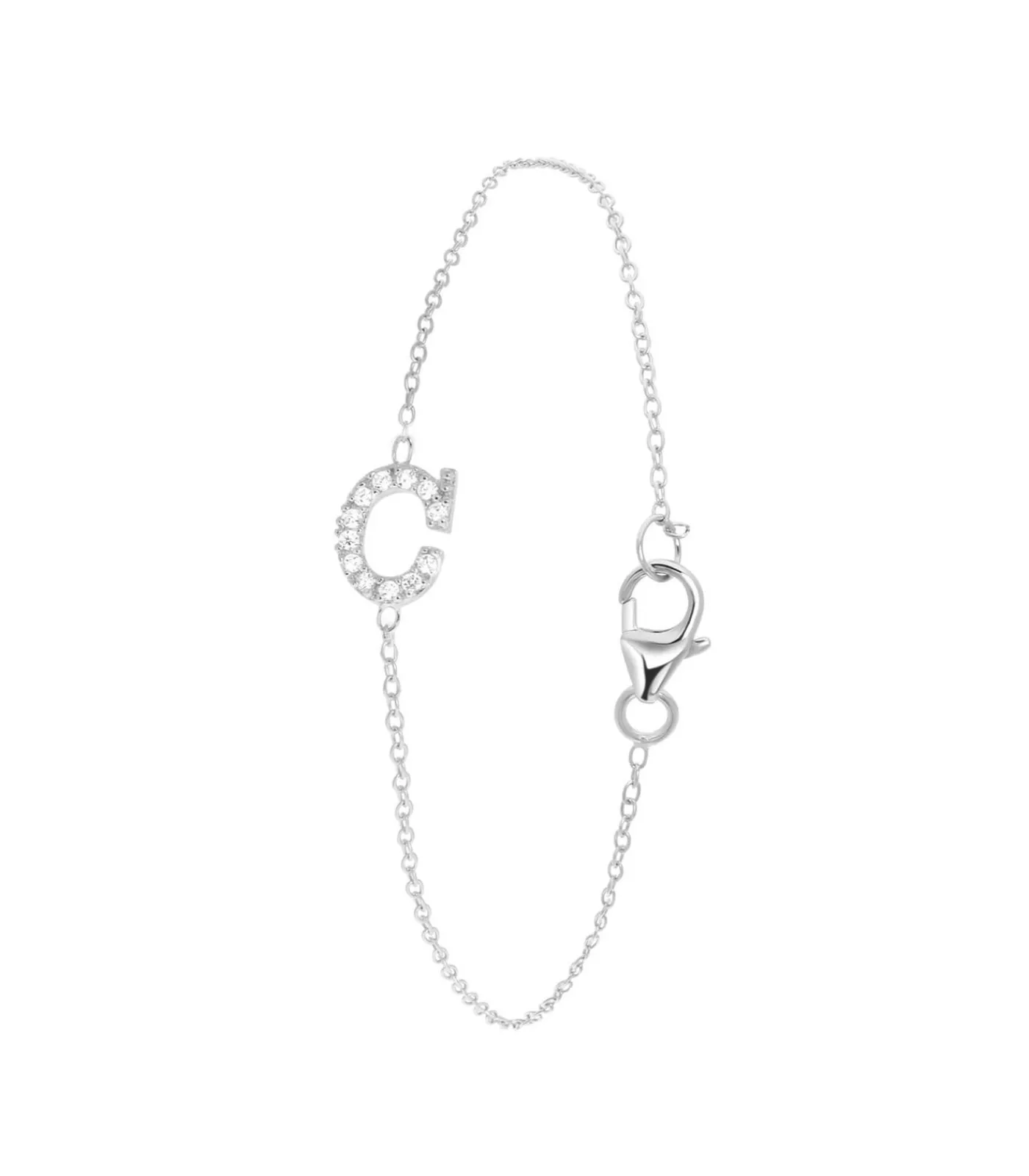 DAMES Lucardi Armband Zilver 18 cm - Zilverkleurig