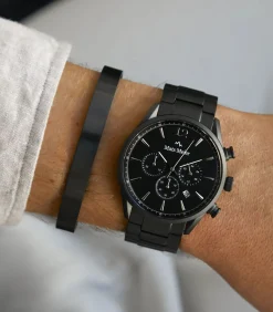 Heren Mats Meier Armband Zwart MM320018