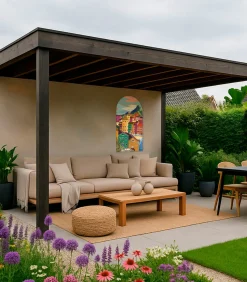 Art for the Home Canvas - Kleuren aan de Italiaanse Kust - 100x54