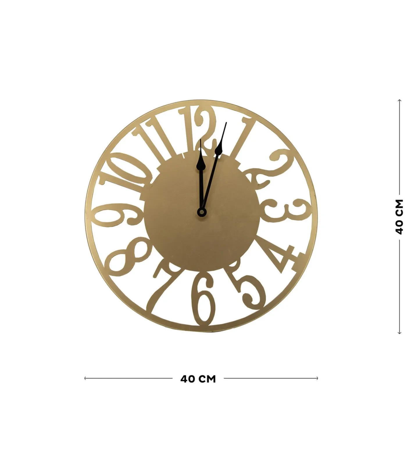 Art for the Home Klok - Numbers - 40x40