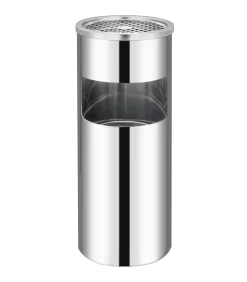 vidaXL Asbak/prullenbak Hotel 30 L roestvrij staal