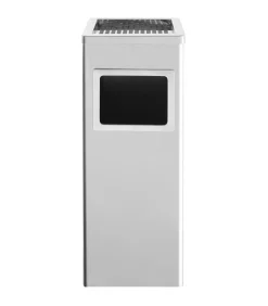 vidaXL Asbak/prullenbak Hotel 36 L roestvrij staal