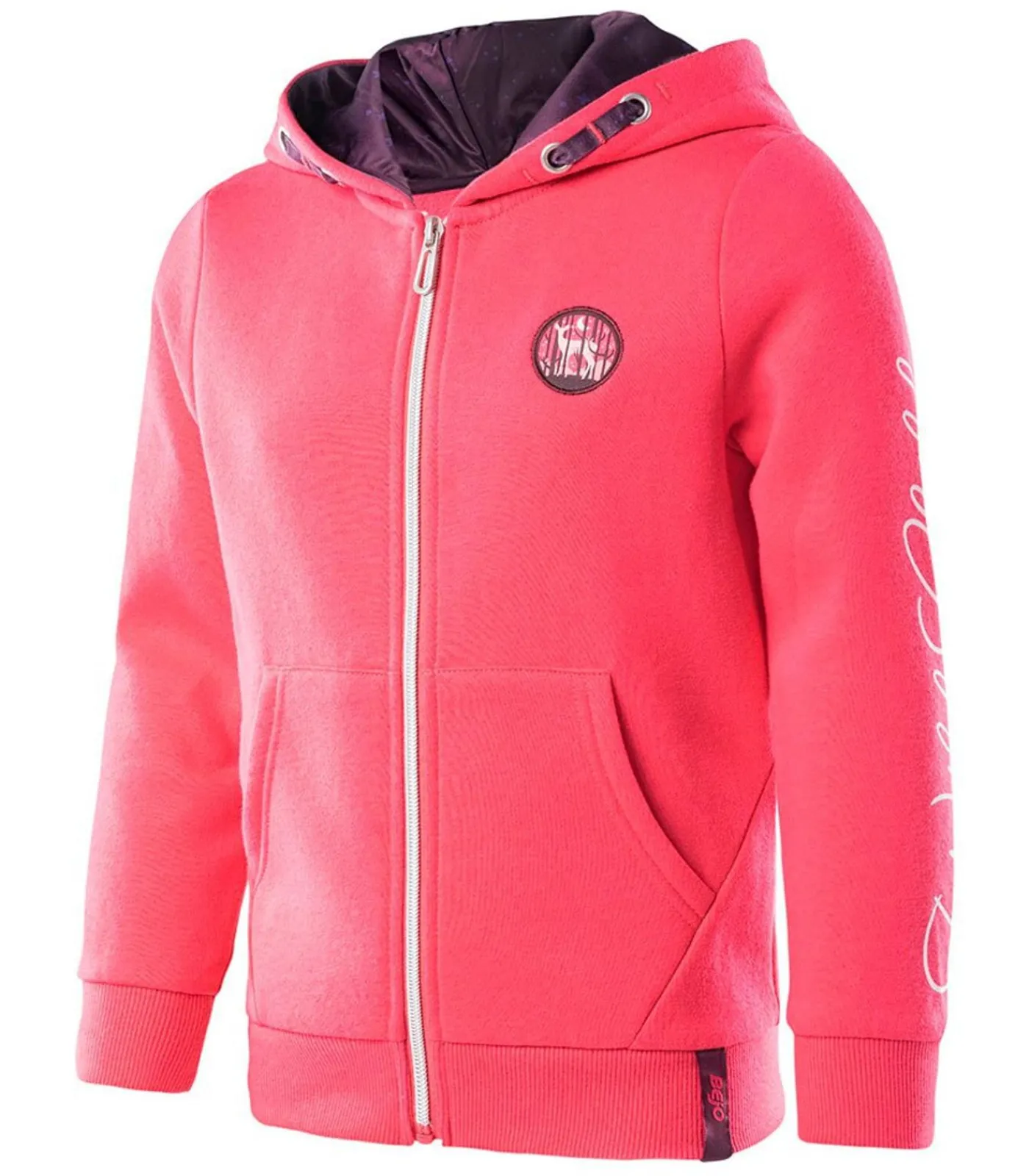 Kinderen Bejo ASHIRA - Trui met kap Met Volledige Ritssluiting - Donker Roze