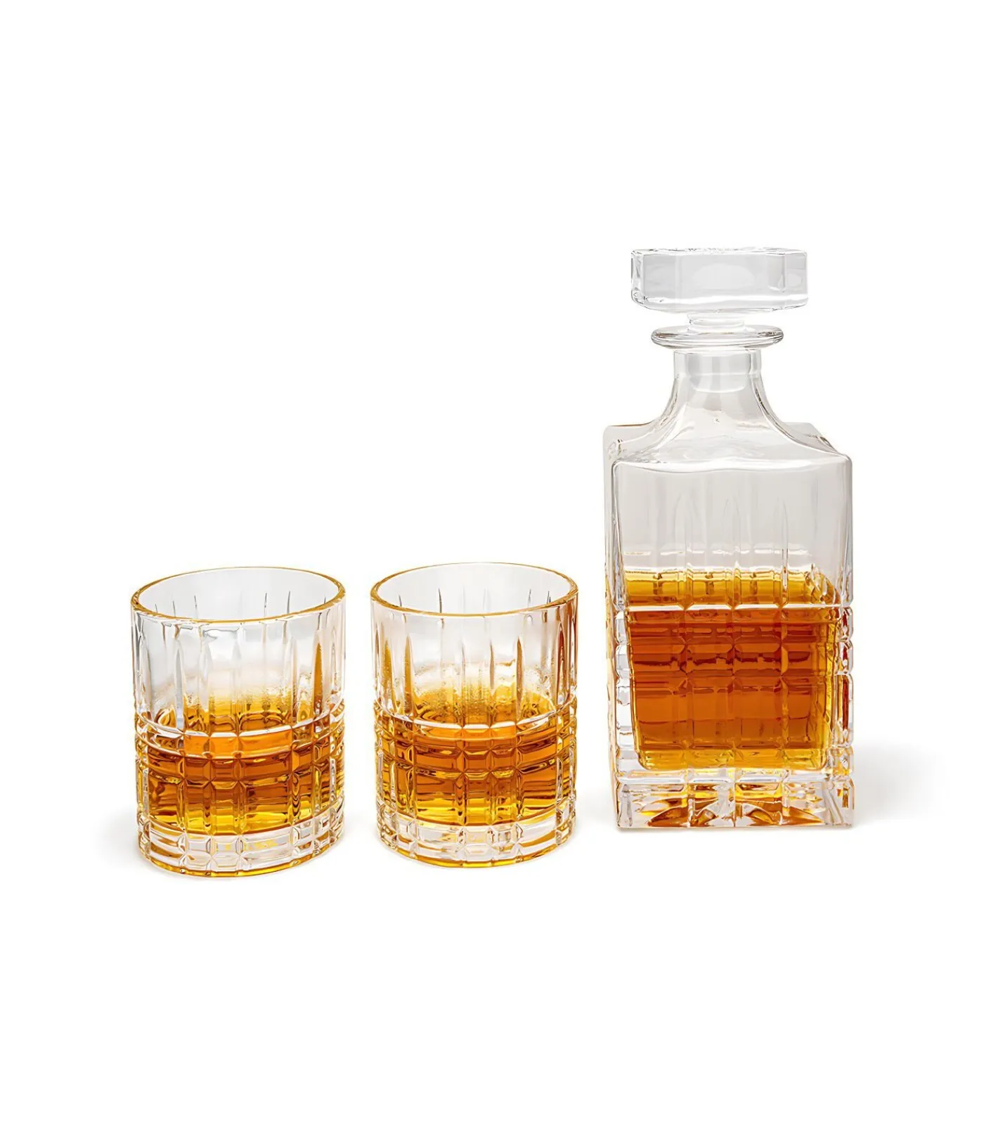 Leopold Vienna Aspiran Whisky karaf met 2 glazen