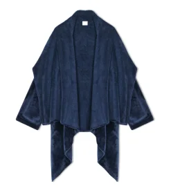 Clearance Asymmetrische jas van flanellen pluche ESSENTIEL 179 DAMES Loungewear