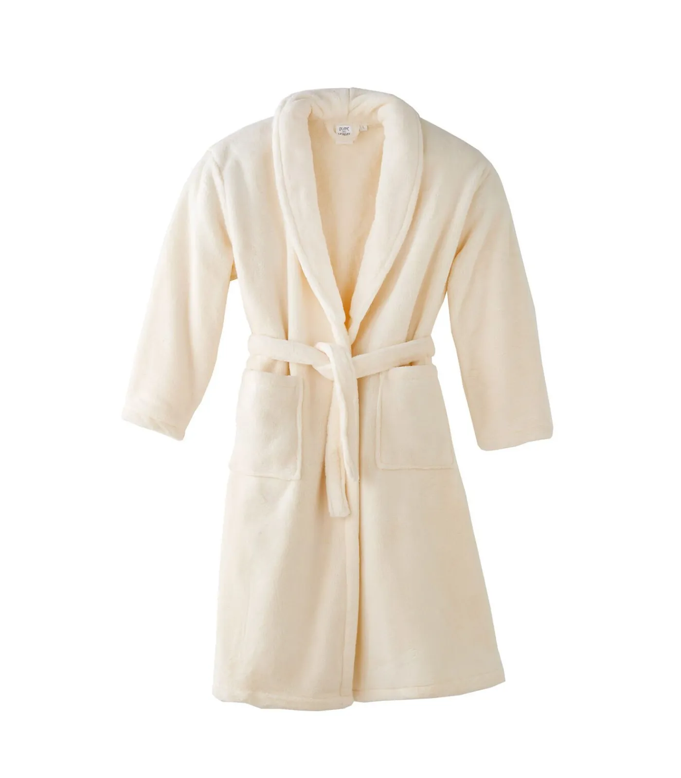 Best ATHENA Ivoire - Badjas unisex microvezel DAMES Badjassen