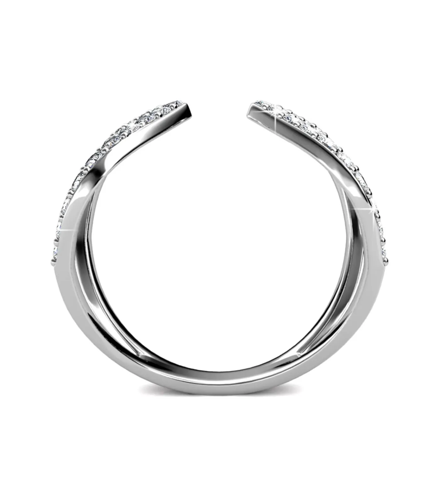 DAMES MYC-Paris Aurora ring - Oostenrijks kristal van zeer hoge kwaliteit