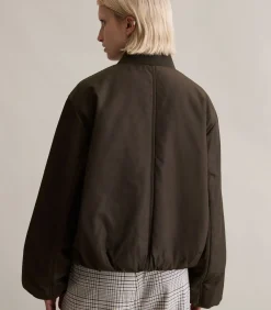 DAMES Marc O’Polo DENIM Aviator-stijl relaxed cropped blouson