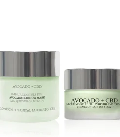 London Botanical laboratories Avocado slaapmasker + avocado oogcrème