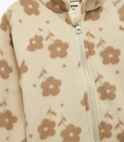 Kinderen Koton Baby sweatshirt bloemenpatroon rits