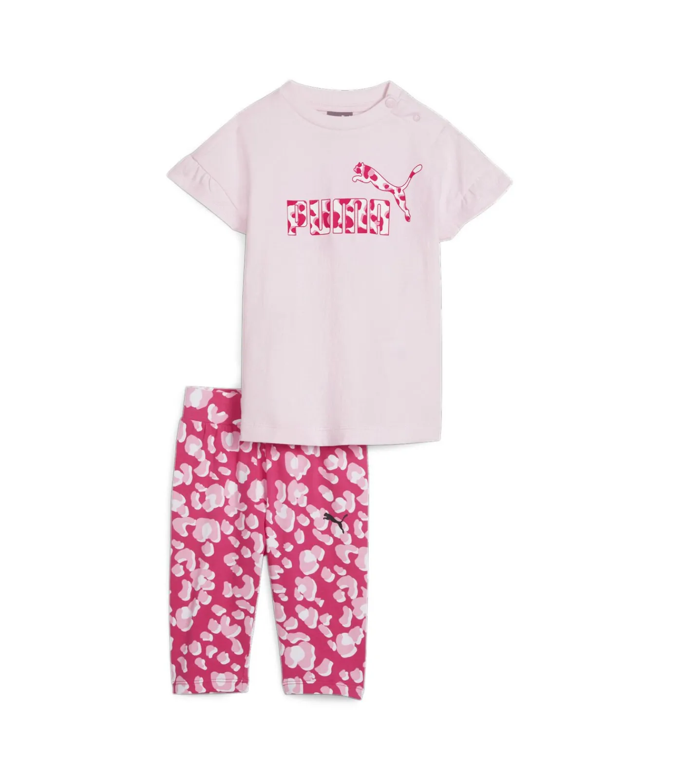 Kinderen PUMA Baby t-shirt en leggingset Minicats