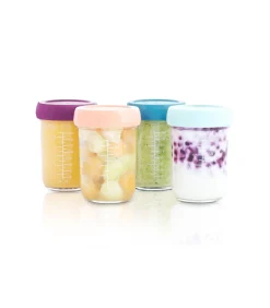 Kinderen BabyMoov Babybols - 4 Glazen Voorraadpotten - Our Imperfects